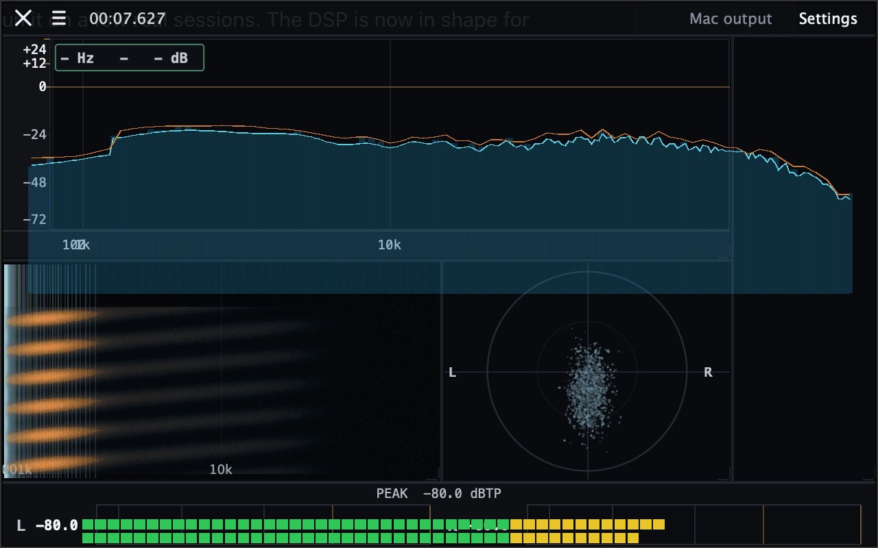 Surgence Meter spectrum analyzer